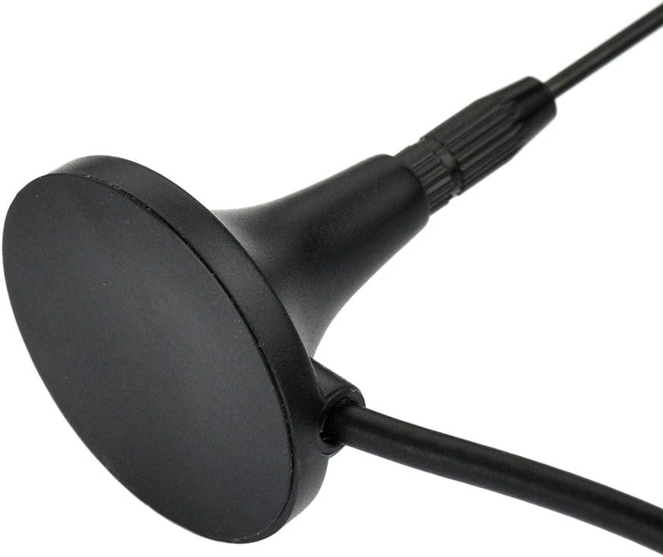 Bingfu DAB Car Aerial Aerial SMA Adapter Magnetic Mount Antenna with 5M 16.4Ft Extension Cable for DAB+ Radio Compatible with Pioneer Alpine Clarion Sony MEHRWEG image number 4