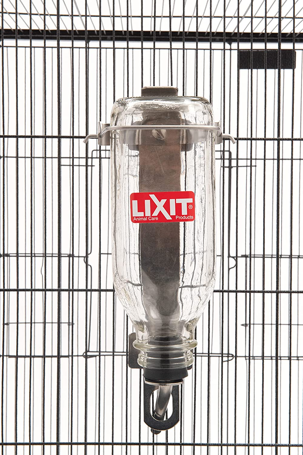 Lixit Heavy Duty Deluxe Glass Water Bottles for Birds, Dogs and Small Animals. (32Oz Medium Tube) image number 6