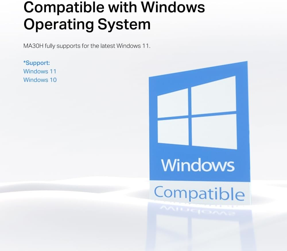Mercusys AC1300 High Gain Wireless USB Adapter, Dual Band, Plug and Play, MU-MIMO, WPA3 Security, Adjustable Multi-Directional Antenna, Compatible with Windows 10/11 (MA30H) image number 3