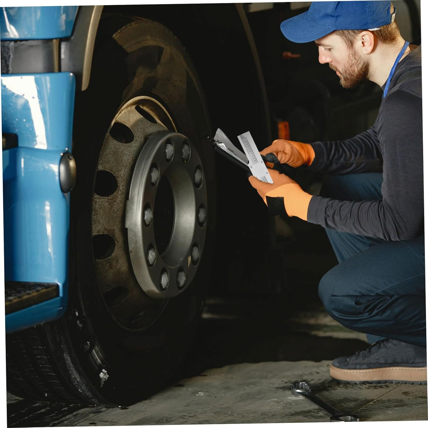 VINTORKY Auto Meter Gauge Set Tire Tread Depth Gauge Precision Measurement Tool image number 2