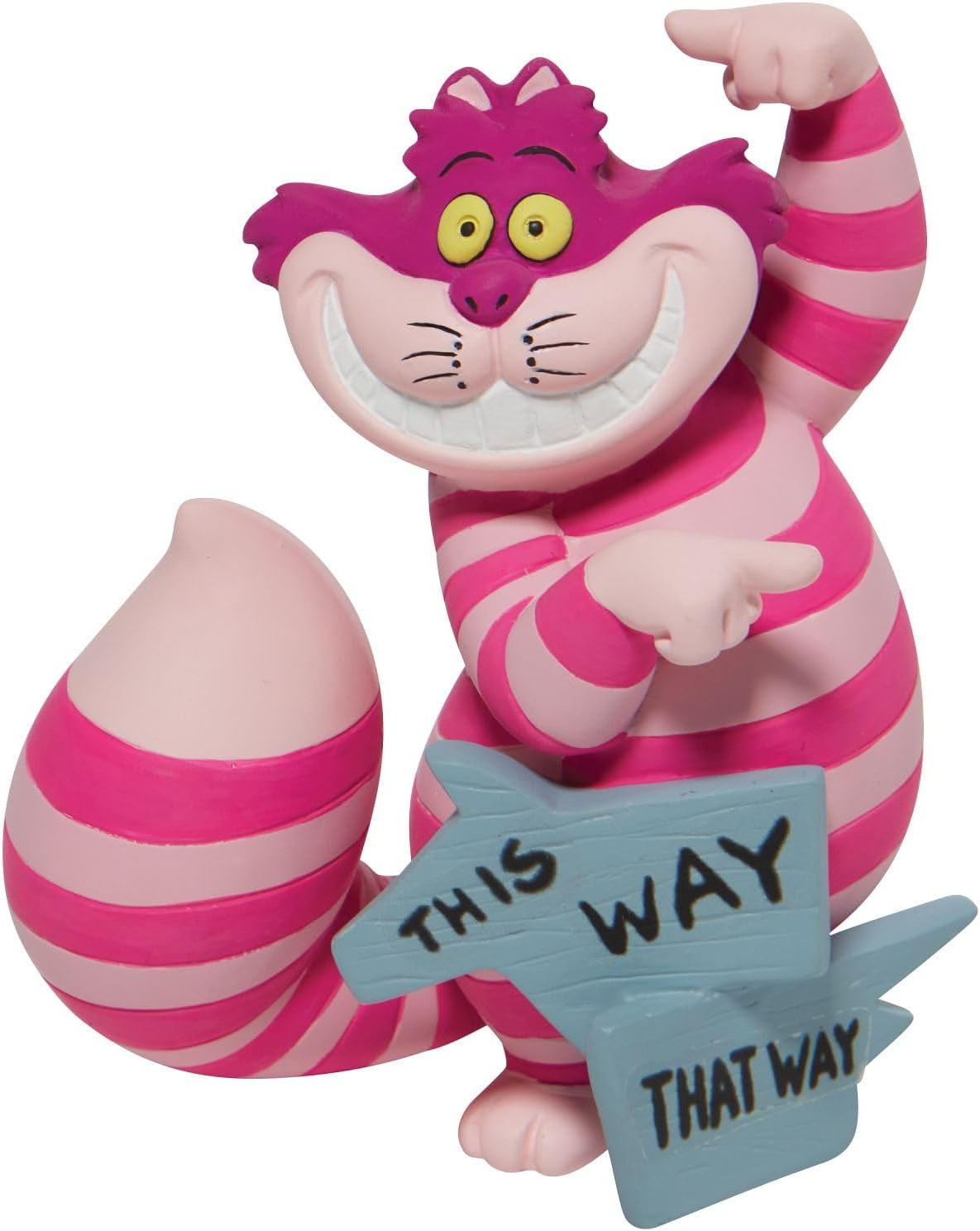 Disney Showcase Cheshire Cat This Way Mini Figurine from Alice in Wonderland image number 3