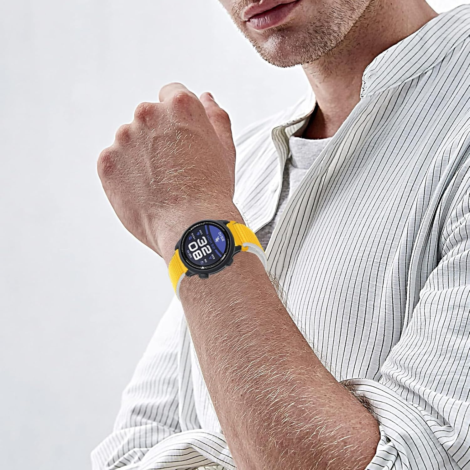 Harikiri 20Mm 22Mm Nylon Straps Compatible with COROS PACE 3/APEX 2 Pro/Pace 2/APEX Pro/Apex 2/APEX 46Mm/Apex 42Mm for Men and Women image number 6