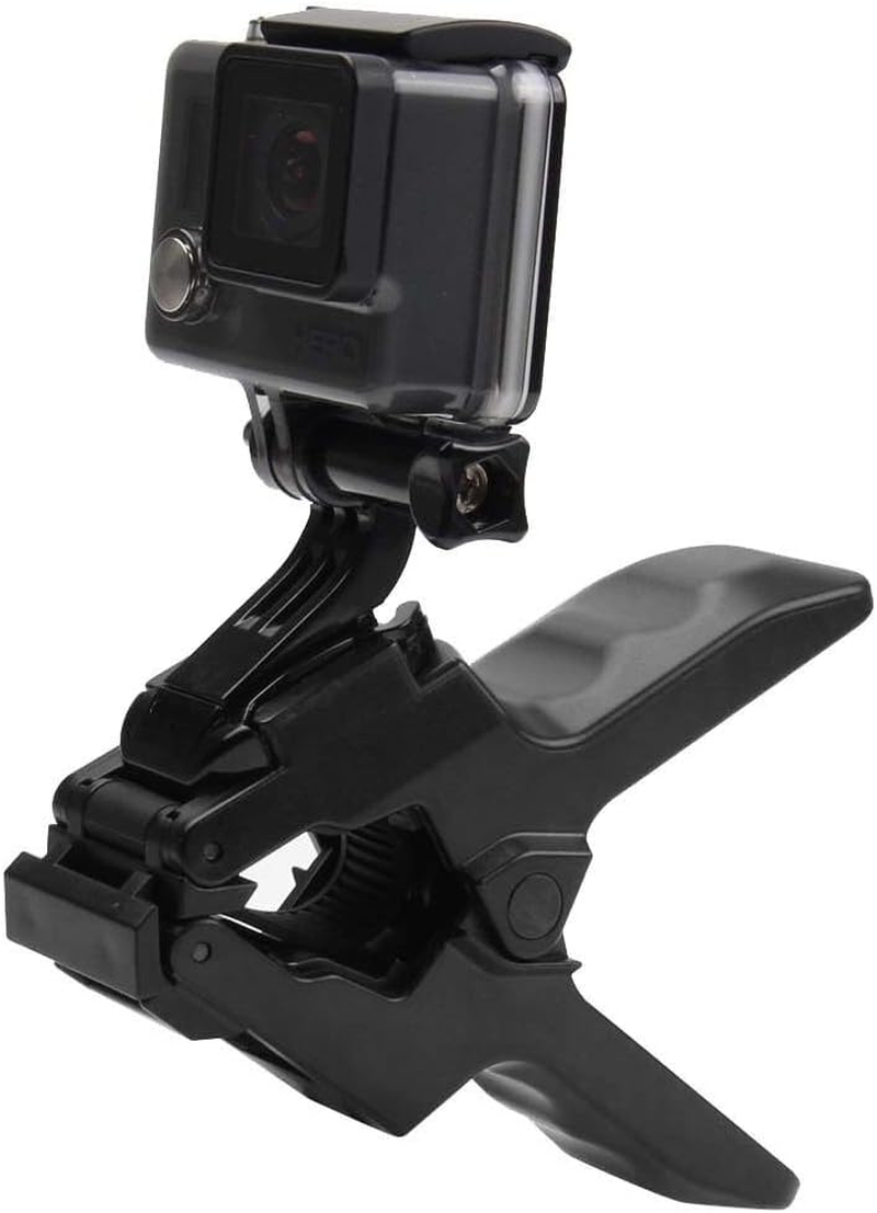 Ariv Hommey Jaws Flex Clamp Mount Gooseneck Clip Mount Compatible with Gopro Hero 13, 12, 11, 10, 9, 8, 7, 6, 5, 4, Session, 3+, 3, 2, 1, Max, Hero (2018), Fusion, DJI Osmo Action Cameras