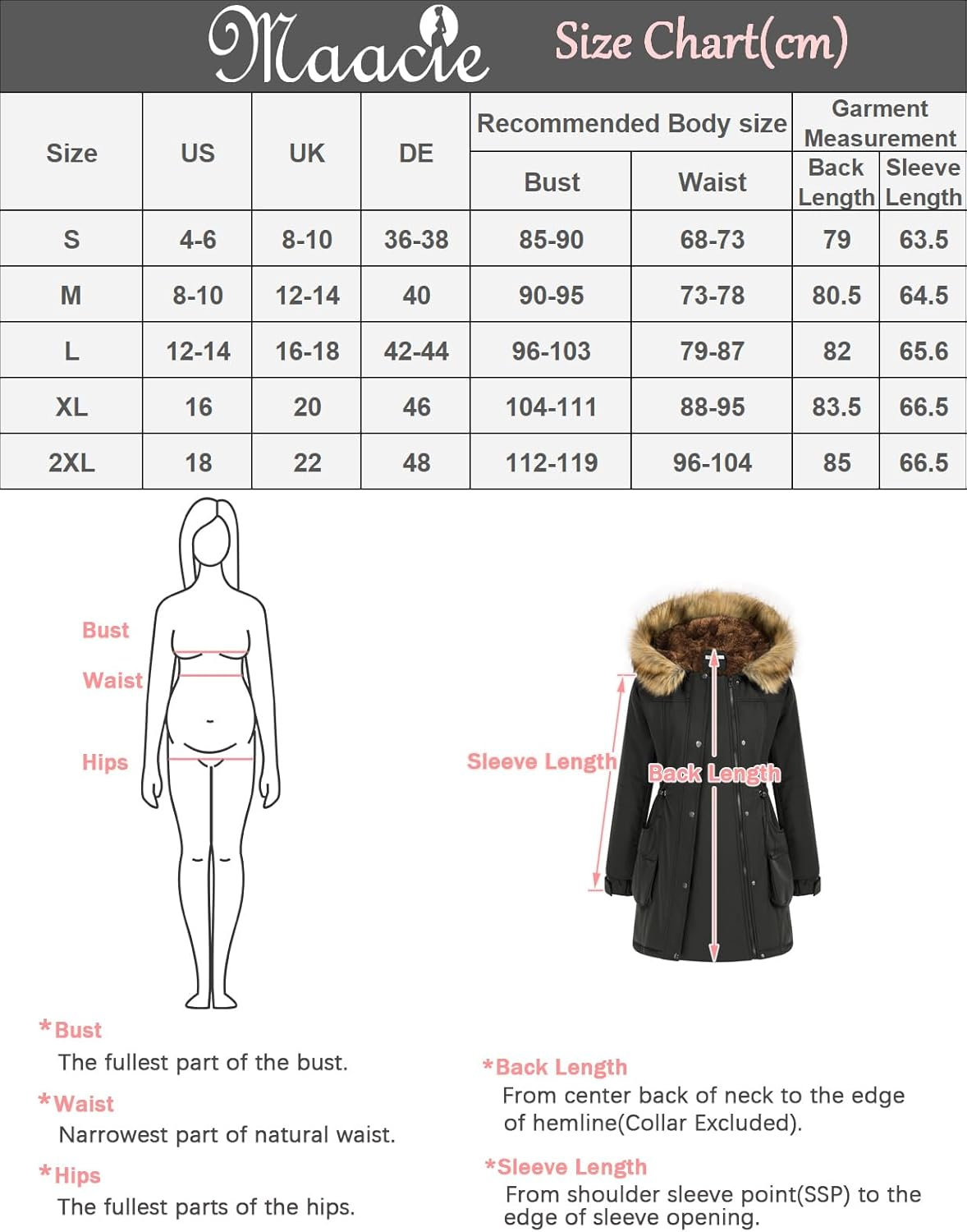 Maacie Maternity Jacket, All-Weather Functional Jacket for Mum and Baby, Maternity & Baby Wear, Waterproof, All-Weather 3-In-1 Carrying Jacket, Women'S Jacket