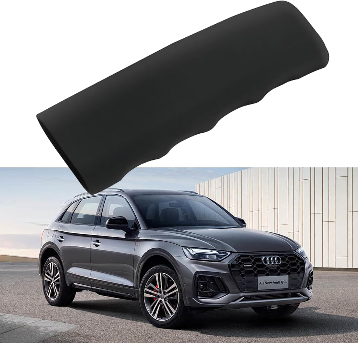 MAEZOE Car Handbrake Cover, 12.2 Cm Anti-Slip Silicone Comfort Trim Cover with Finger Ripples, Parking Brake Lever Decorative Protector for Truck SUV, Car Accessories image number 2