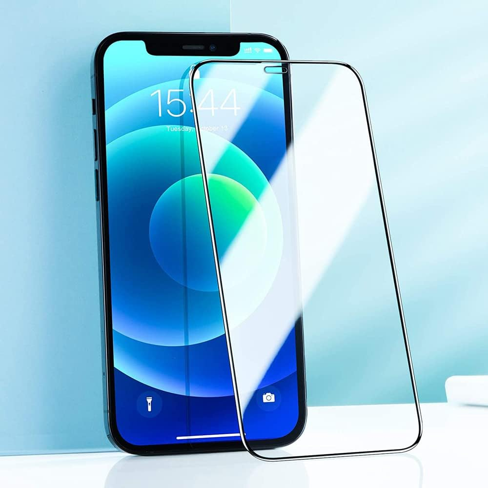 2 Pack Full-Coverage Screen Protector, JR Joyreap Tempered Glass Film High Definition 9H Hardness Shockproof Anti-Scratch Case Friendly for Iphone X 11 12 13 (For Iphone XS) image number 2