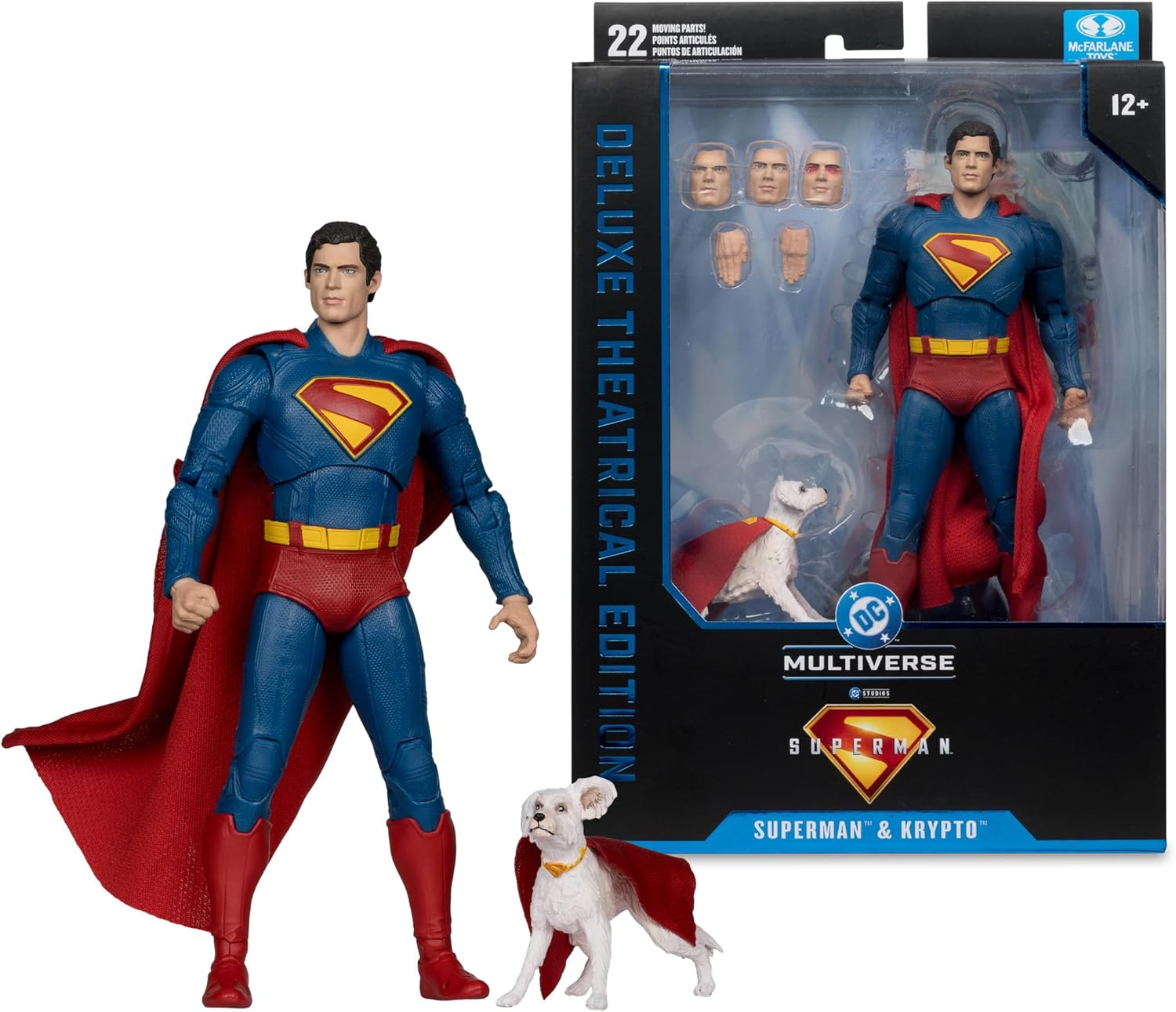 Mcfarlane Toys Superman: Legacy (2025) - Superman W/Krypto 7" Deluxe Figure image number 1