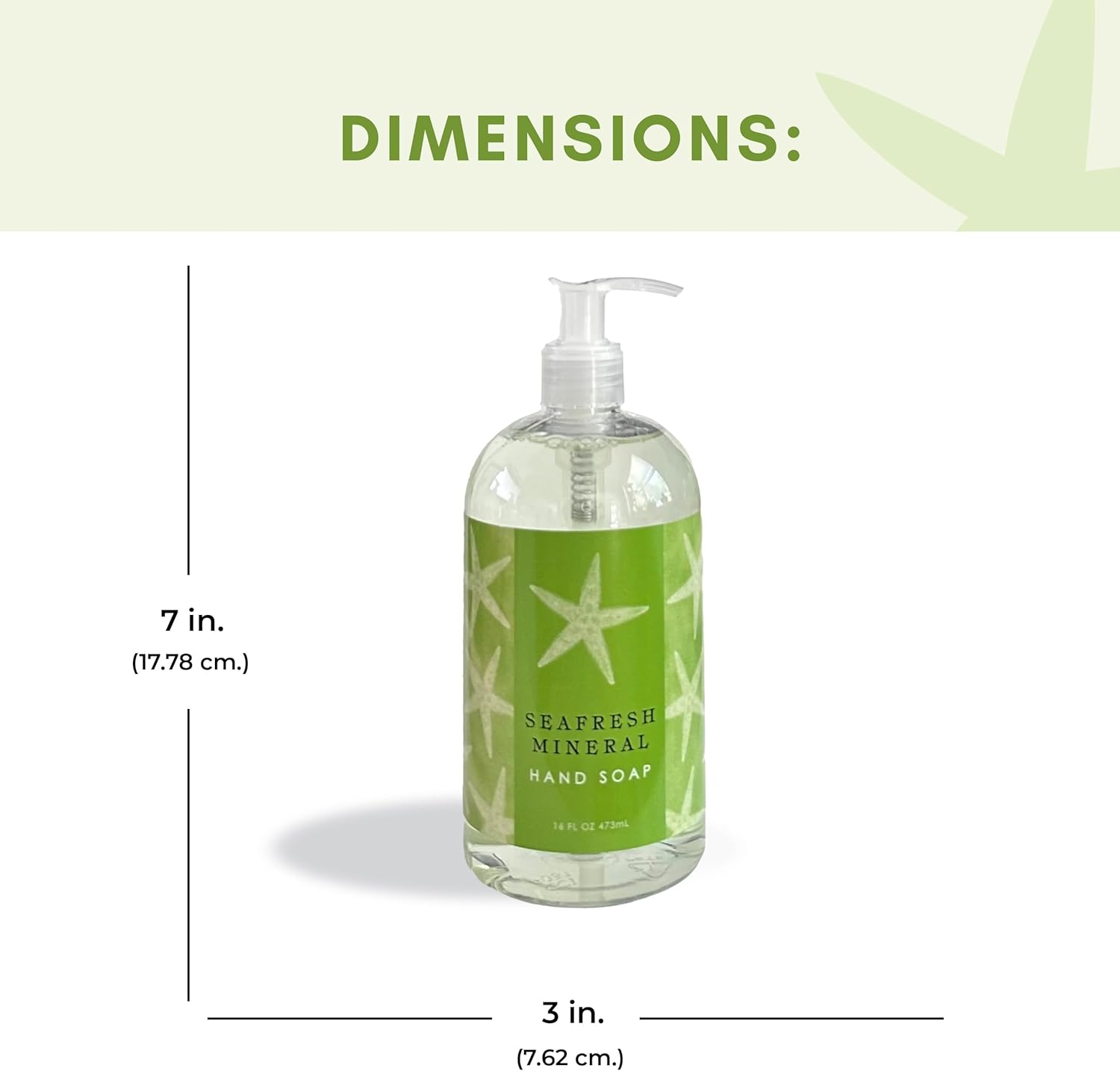 Greenwich Bay SEAFRESH MINERAL Shea Butter Hand Soap Enriched with Ocean Minerals, Cocoa Butter and Grapeseed Oil 16 Oz image number 2