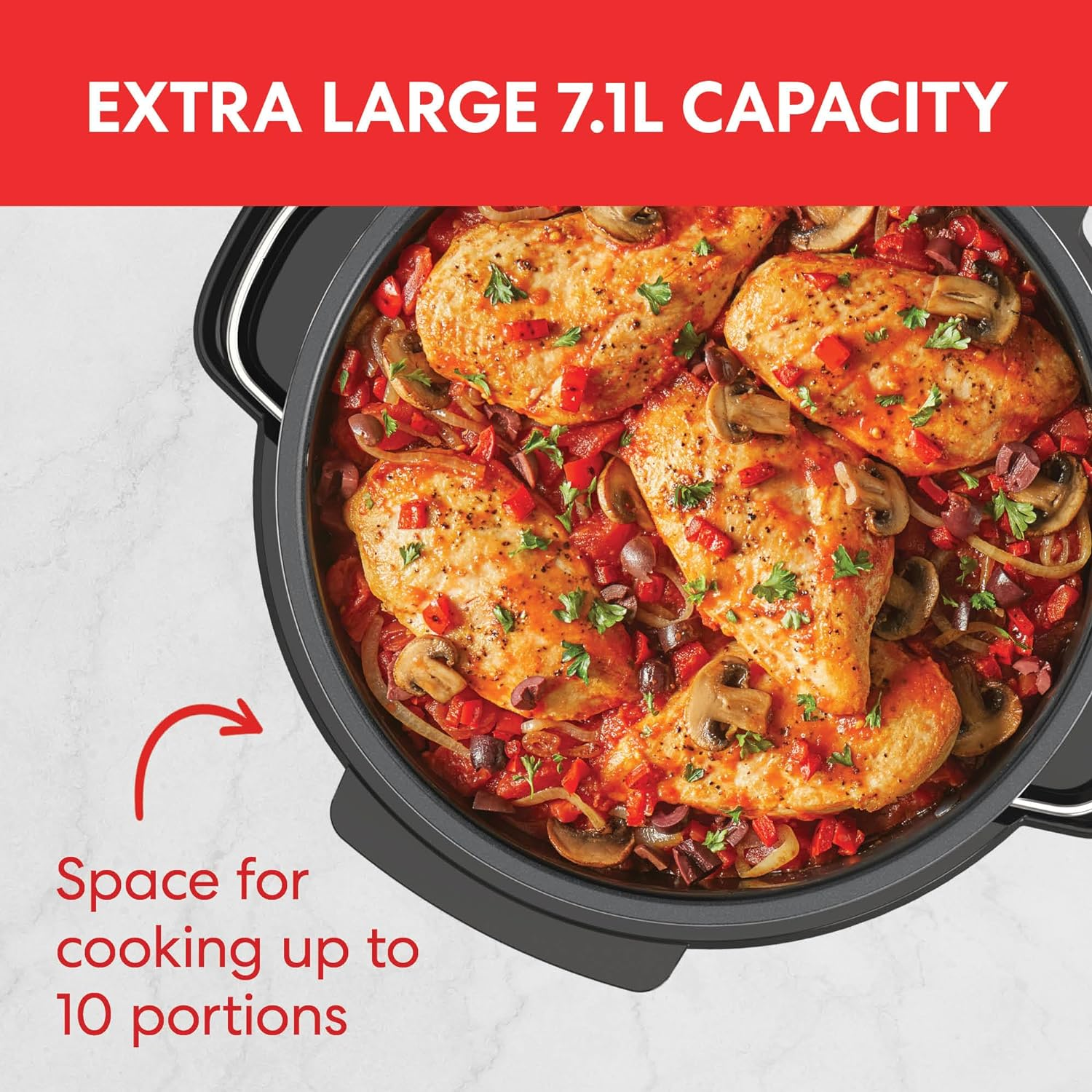Instant Superior Slow Cooker, 7.1 Litre Capacity image number 2