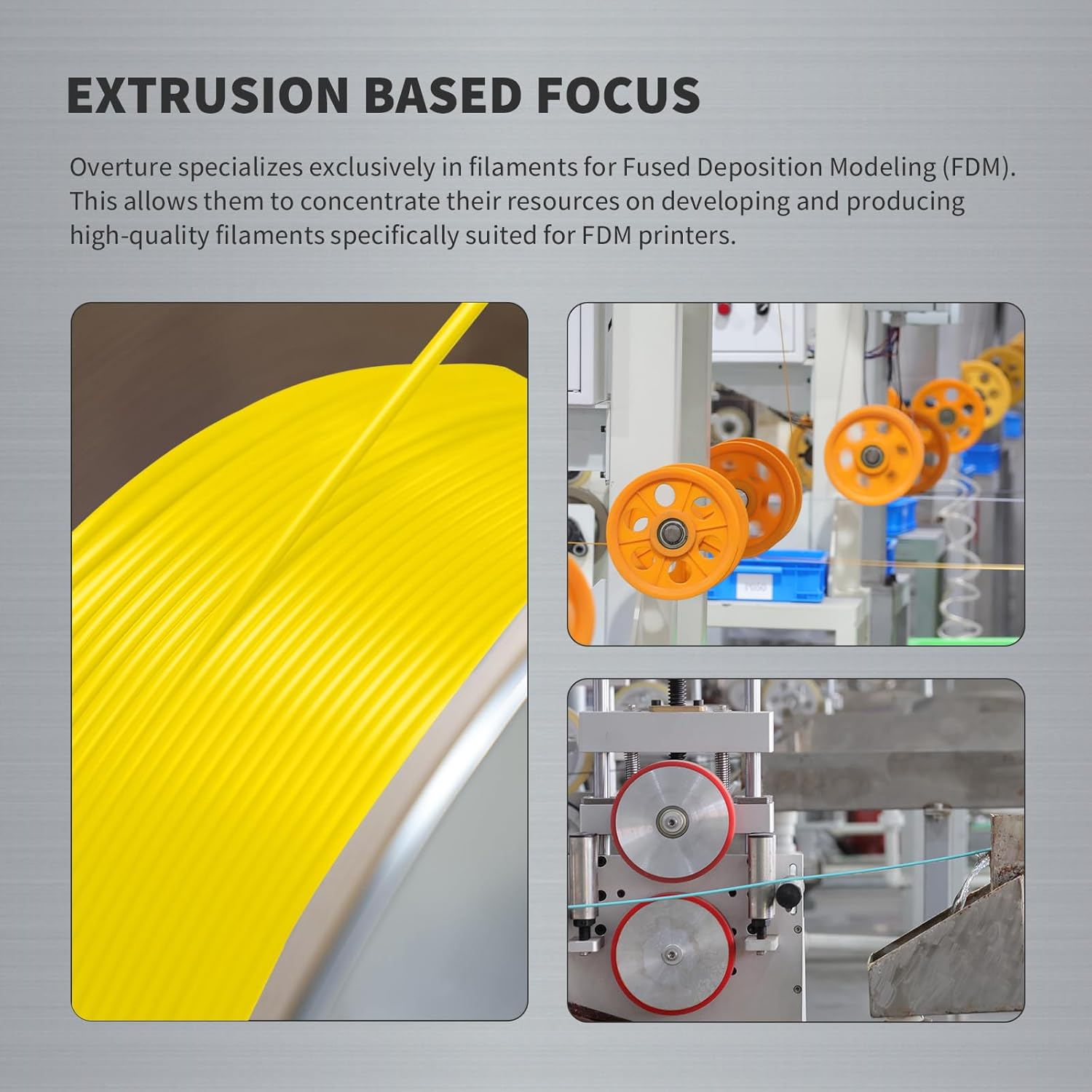 OVERTURE Super PLA+ Filament 1.75Mm, Enhanced Toughness PLA Plus, High Impact Resistance, Heat-Resistant, 1Kg (2.2Lbs) Cardboard Spool, High Precision +/- 0.02Mm (Yellow) - Green image number 4