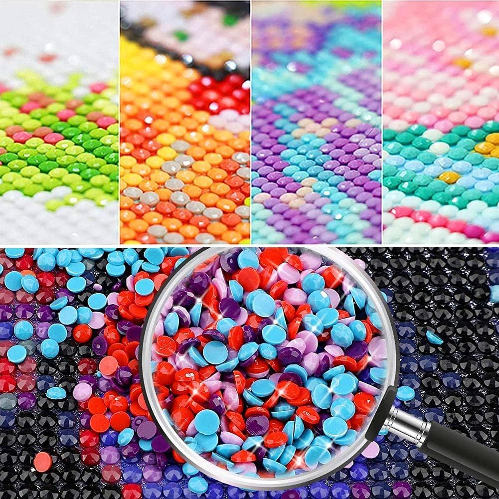 3 Pack Diamond Painting Kits for Adults, Betterjonny Cute Cat Diamond Painting by Number Kits DIY 5D Full Drill Crystal Rhinestone Arts and Crafts Perfect for Home Wall Decor(30 * 40Cm,30 * 30Cm) image number 2