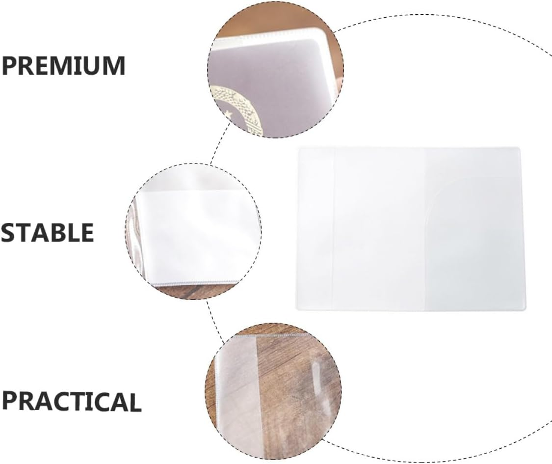 Totority 20Pcs Matte Passport Covers with Card Slots Travel Document Holders Thickened Passport Protectors for Travel Essentials and Id Organizer image number 1