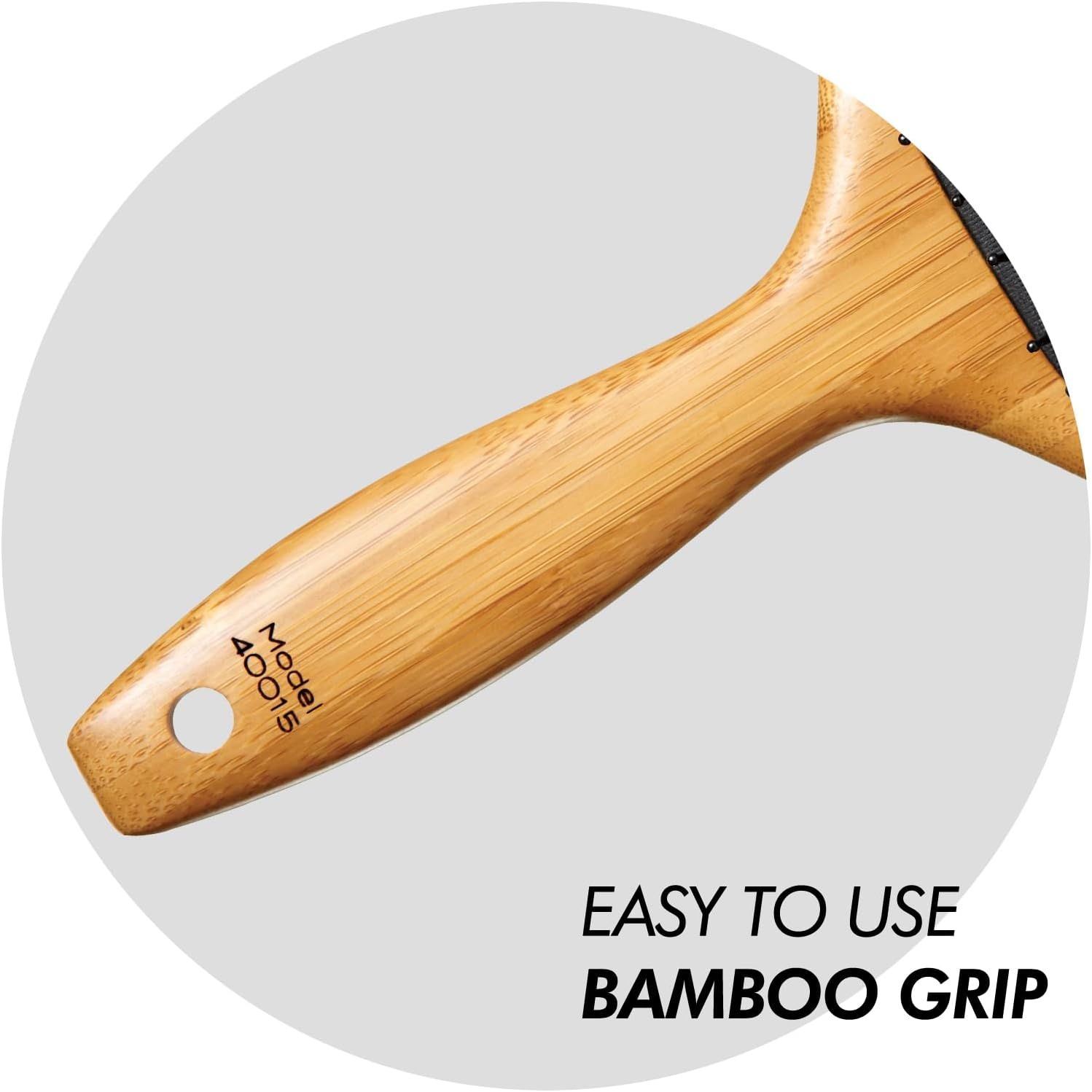 Sam Villa Signature Series Bamboo Paddle Brush, 4.4 Ounce image number 4