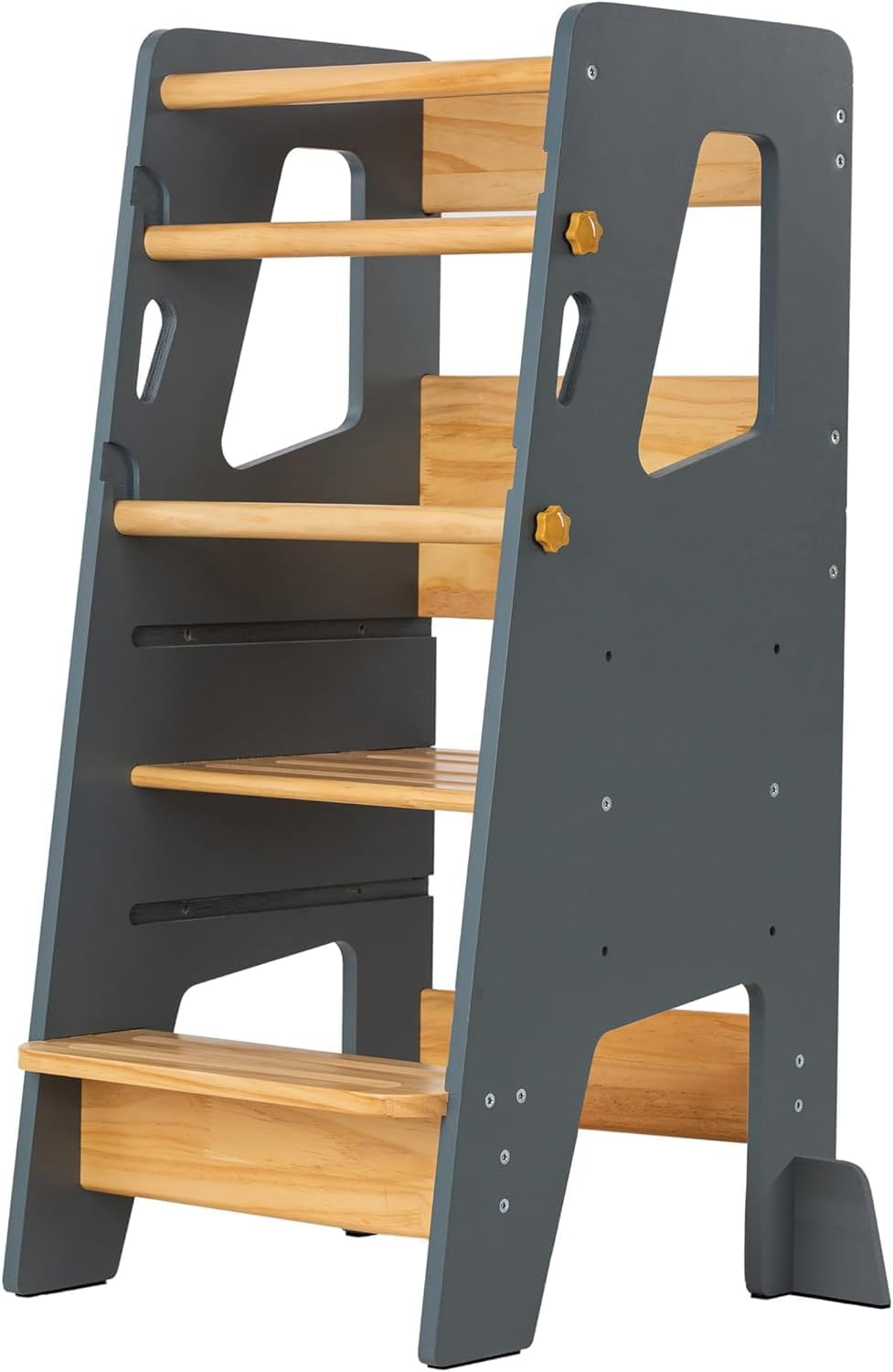 Learning Tower Toddler Tower, Timkos Kids Step Stool, Toddler Step Stool with Adjustable Height, Non-Slip Strips and Anti-Slip Pads, Kids Kitchen Tower, Standing Tower for Bedroom image number 1