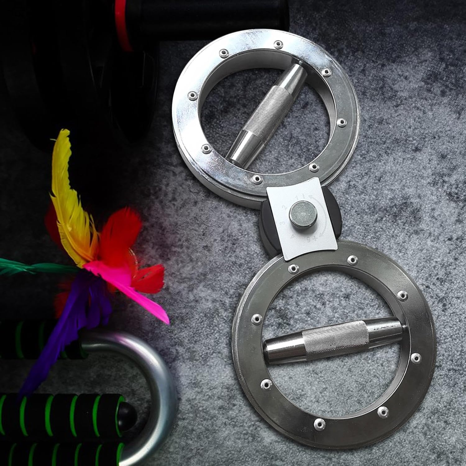 Yuksok Arm Rotator Machine Forearm Exercise Strengthener Lightweight Fitness Arm Exerciser Hand Forearm Trainer for Women Men Adults - 12 Lbs image number 2