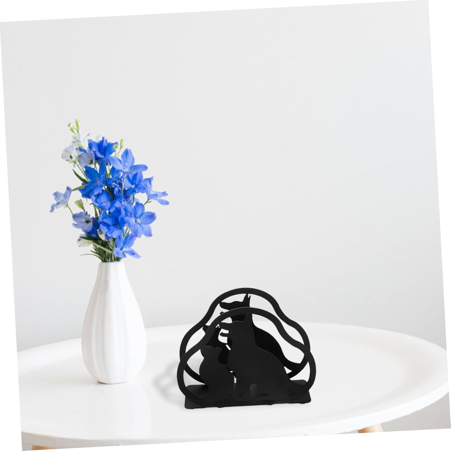 Jojofuny Vertical Napkin Holder Animal Design Iron Napkin Rack Kitchen Utensils Holder image number 5