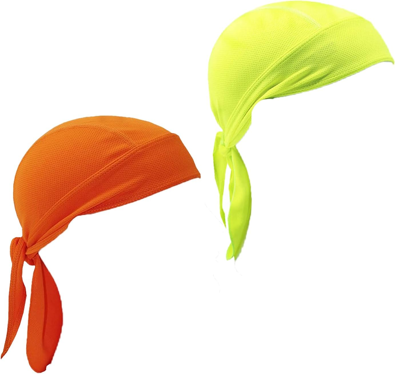 2 Pack Head Wraps Cycling Beanie Caps Dew Rag Skull Caps Pirate Hats Helmet Liner Bandana Head Wrap Doo Rags for Men Women