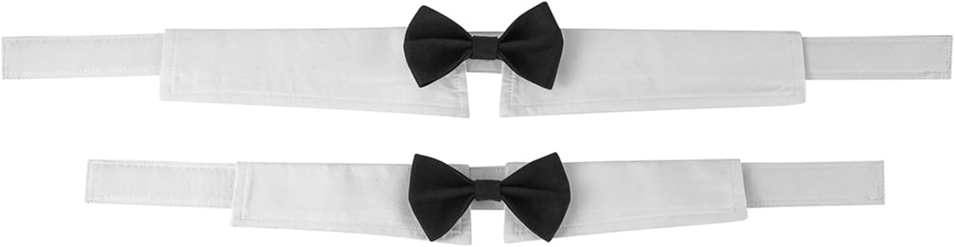 XUNQUCOM Pet Bow Tie Collar for Cats & Dogs (Black-L) image number 4