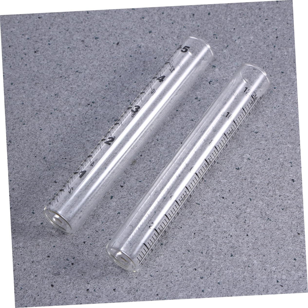 TOYANDONA 4Pcs Outdoor Rain Gauge Glass Tubes Clear Transparent Rainfall Measuring Cups with Intuitive Scale for Accurate Precipitation Measurement in Gardens and Landscapes image number 2