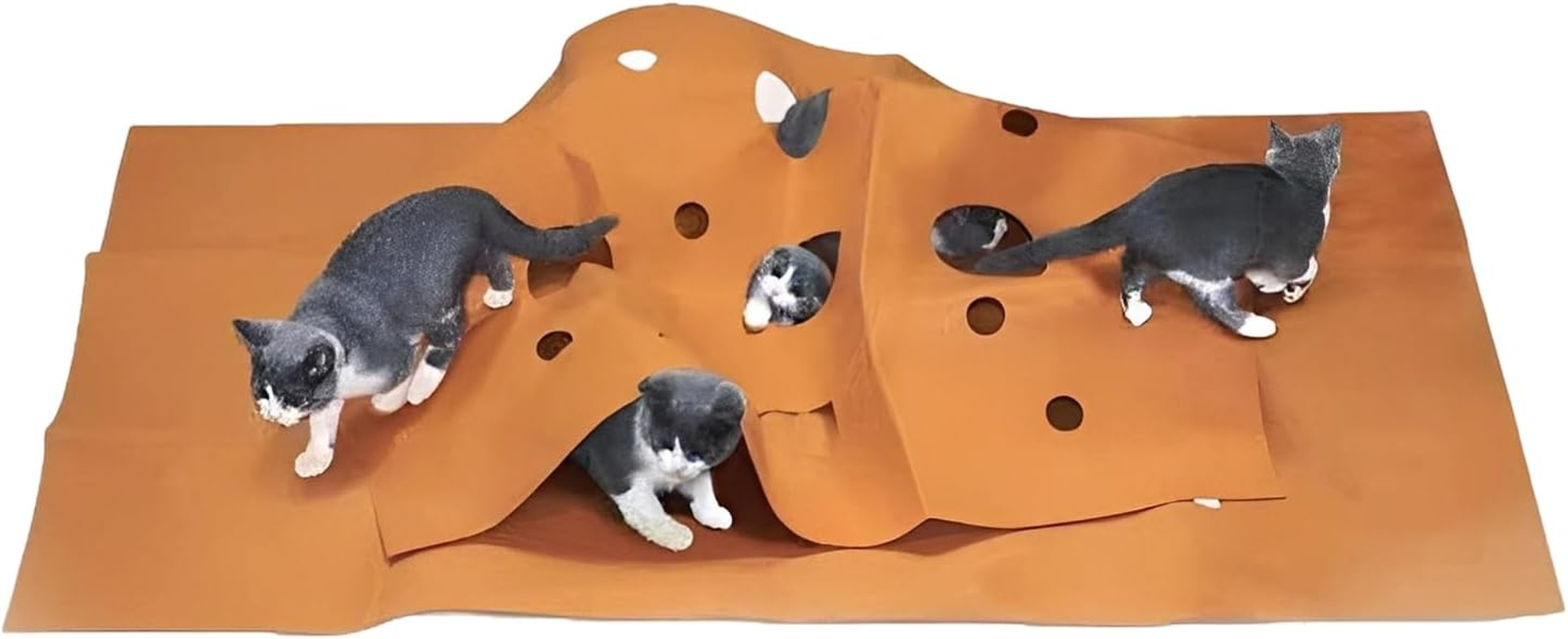 Cat Activity Mat - Agility Training Mat | Interactive Kitten Toy Enrichment Furniture for Apartment Home Indoor Outdoor Travel Daily Climbing Exercise Hunting image number 1