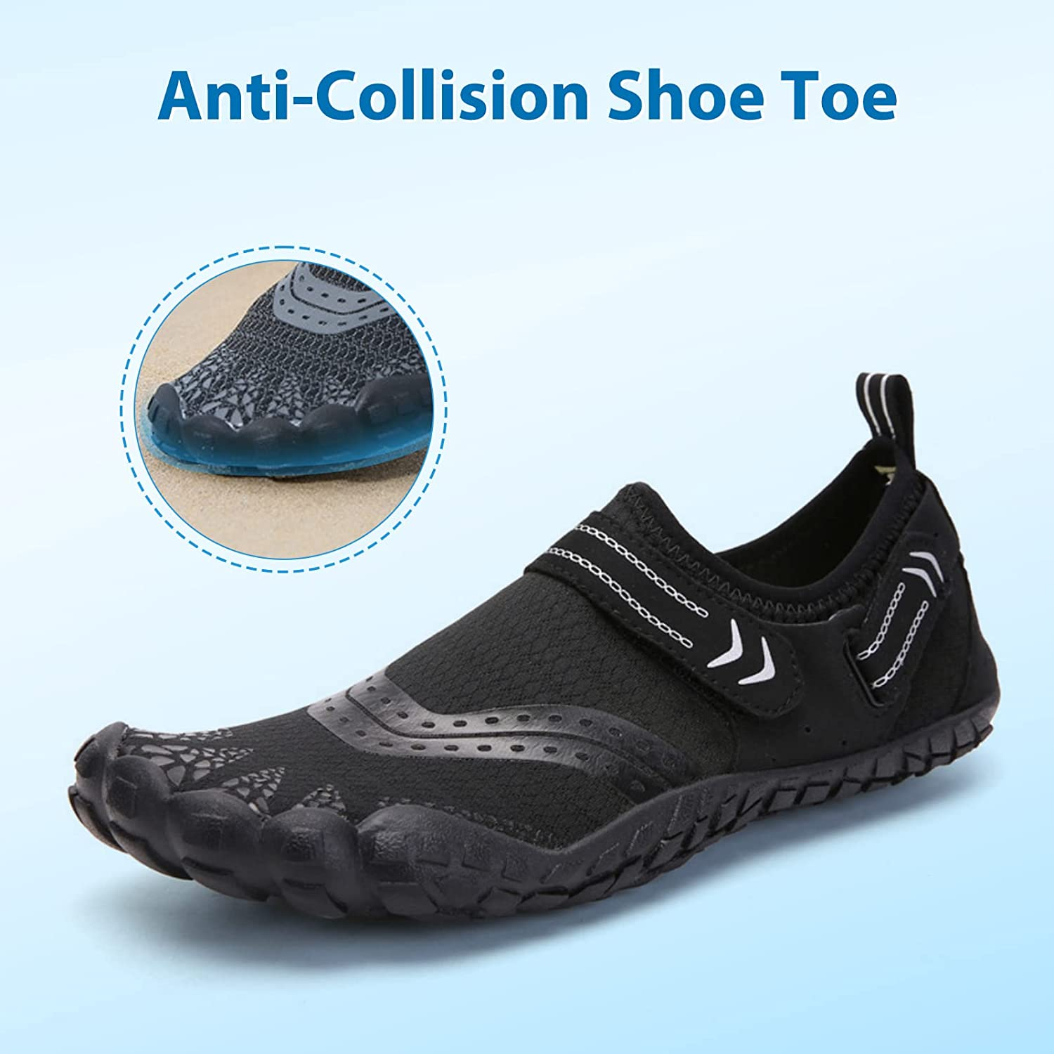 USOR Water Shoes for Men Women Barefoot Quick-Dry Breathable Non-Slip Socks Shoes Aqua Shoes Swim Beach Sports Shoes for Boating Fishing Hiking Diving Surfing Yoga