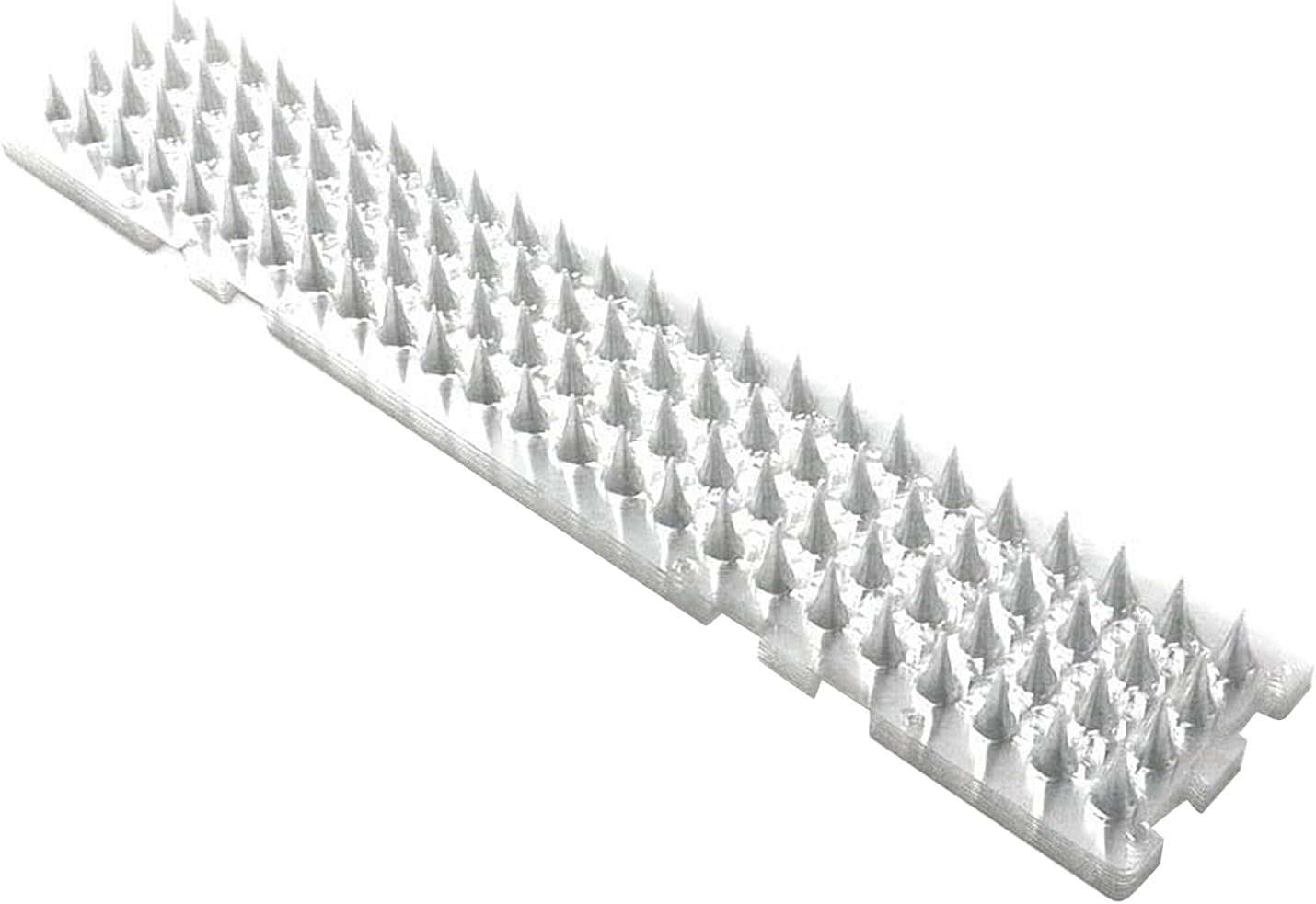 Cat Repellent Mat for Outdoor Use, Plastic Cat Repellent Garden, Deterrent Training for Indoor and Outdoor Use, Spike Mat Devices, Spike Mat Devices (42 X 8.2 X 2 Cm (10 Pieces, Transparent) image number 2