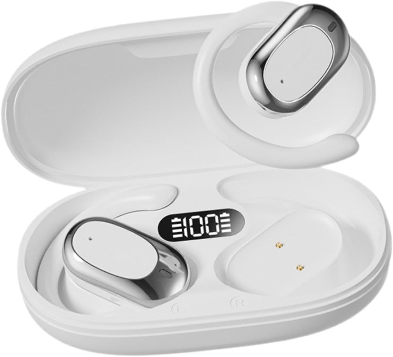 Translation Earbuds Rechargeable Open Ear Earhooks for Working Office Travel White image number 5