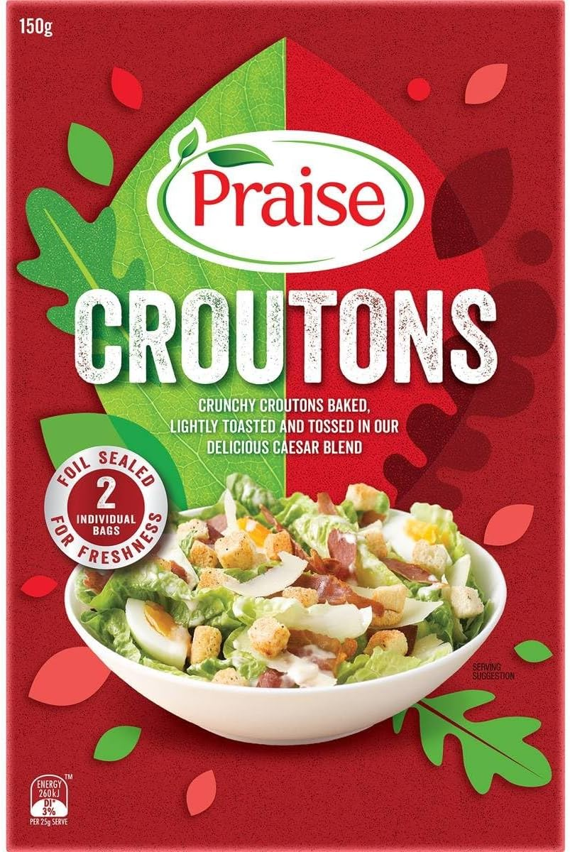 Praise Croutons Caesar Salad Dressing 150 G image number 3