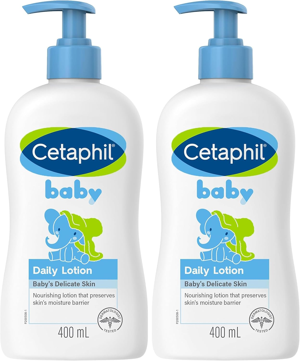 CETAPHIL Baby Daily Body Lotion 400Ml, with Shea Butter & Glycerin, Hypoallergenic, Designed for Baby'S Sensitive Skin, Dermatologist Tested (Pack of 2) image number 1