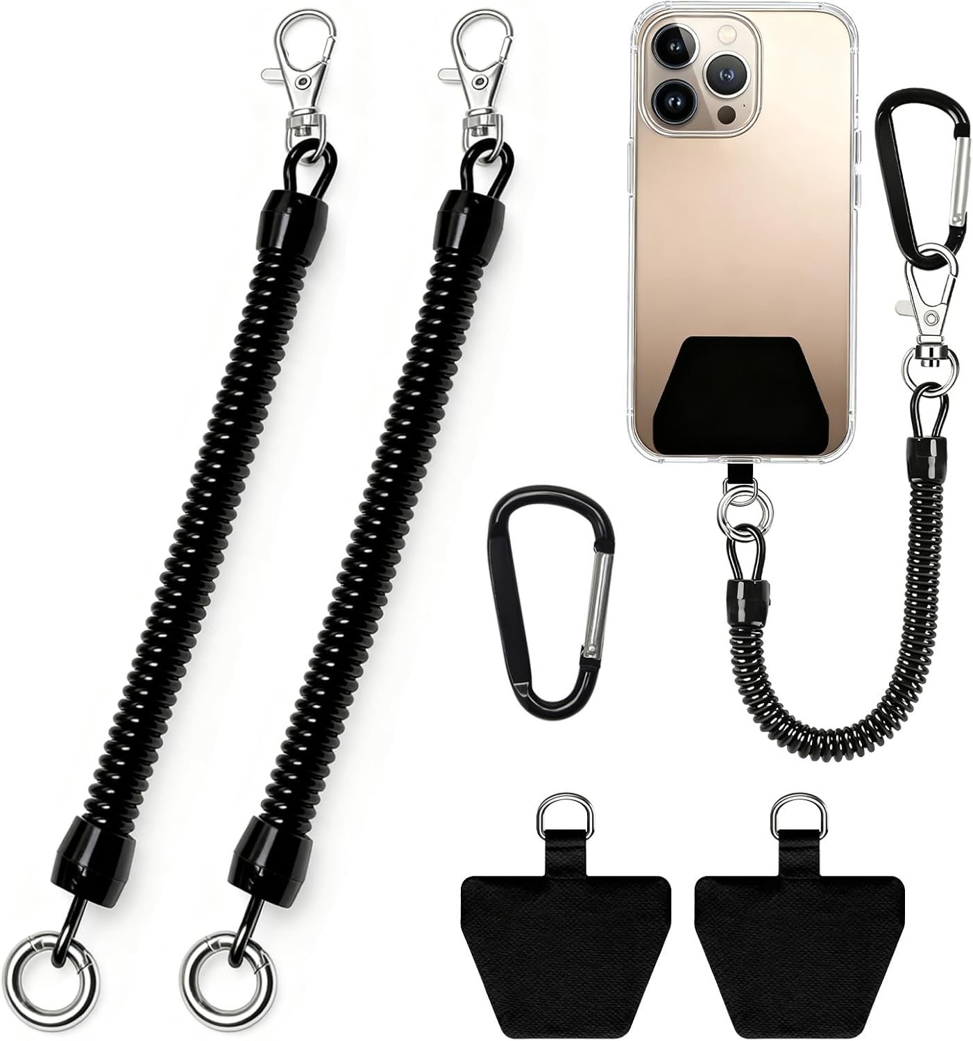 Vymoreon anti Theft Phone Wrist Strap with 360 Degree Rotating Interface, Mobile Phone Lanyard for Keychain