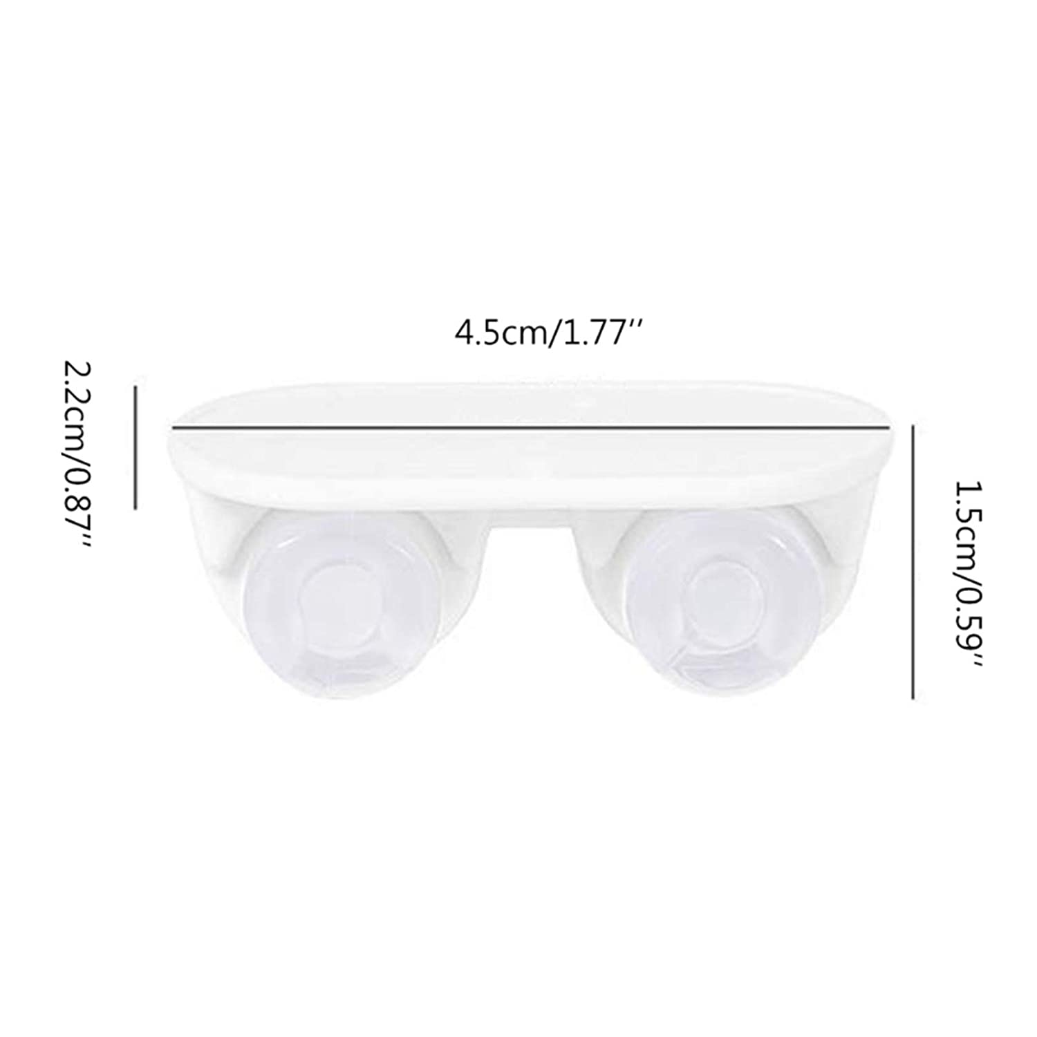 Adhesive Caster Wheels, Non Swivel Castors, Furniture Storage Box Pulley, Plastic Wheels for Trash Can, Baby Toys Car, Cloth Bin, Container, Cabinet, Drawer, Moving Carton (Pack of 8) image number 4