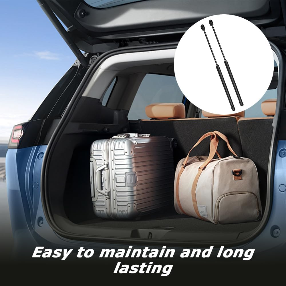 MOTRAIN Tailgate Gas Strut for Suzuki Alto 09-14 Nissan Pixo 09-13, Front Hood Lift Support Shocks, 2 Packages Black