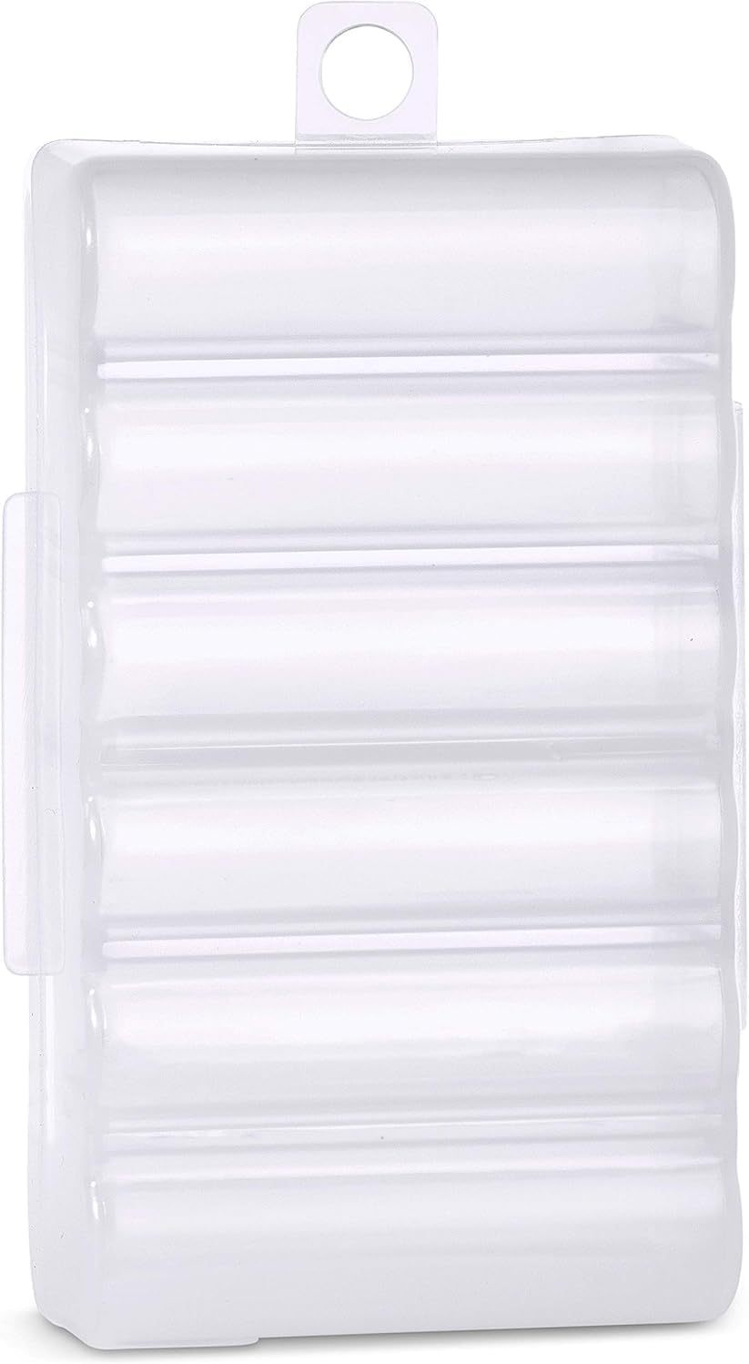 Set of 4 - AAA Battery Storage Box, Battery Storage Case, Battery Holder Clear image number 3