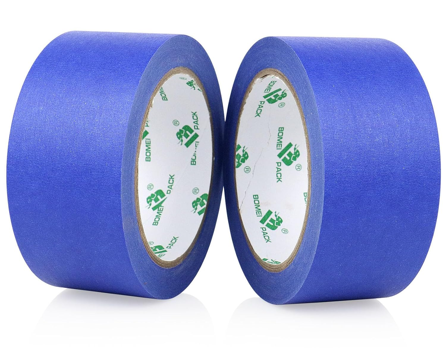 Blue Masking Tape Decorative Writable Blue Painters Tape for Arts & Crafts,2 Rolls Pack, 48Mm X 30M per Roll BOMEI PACK image number 1