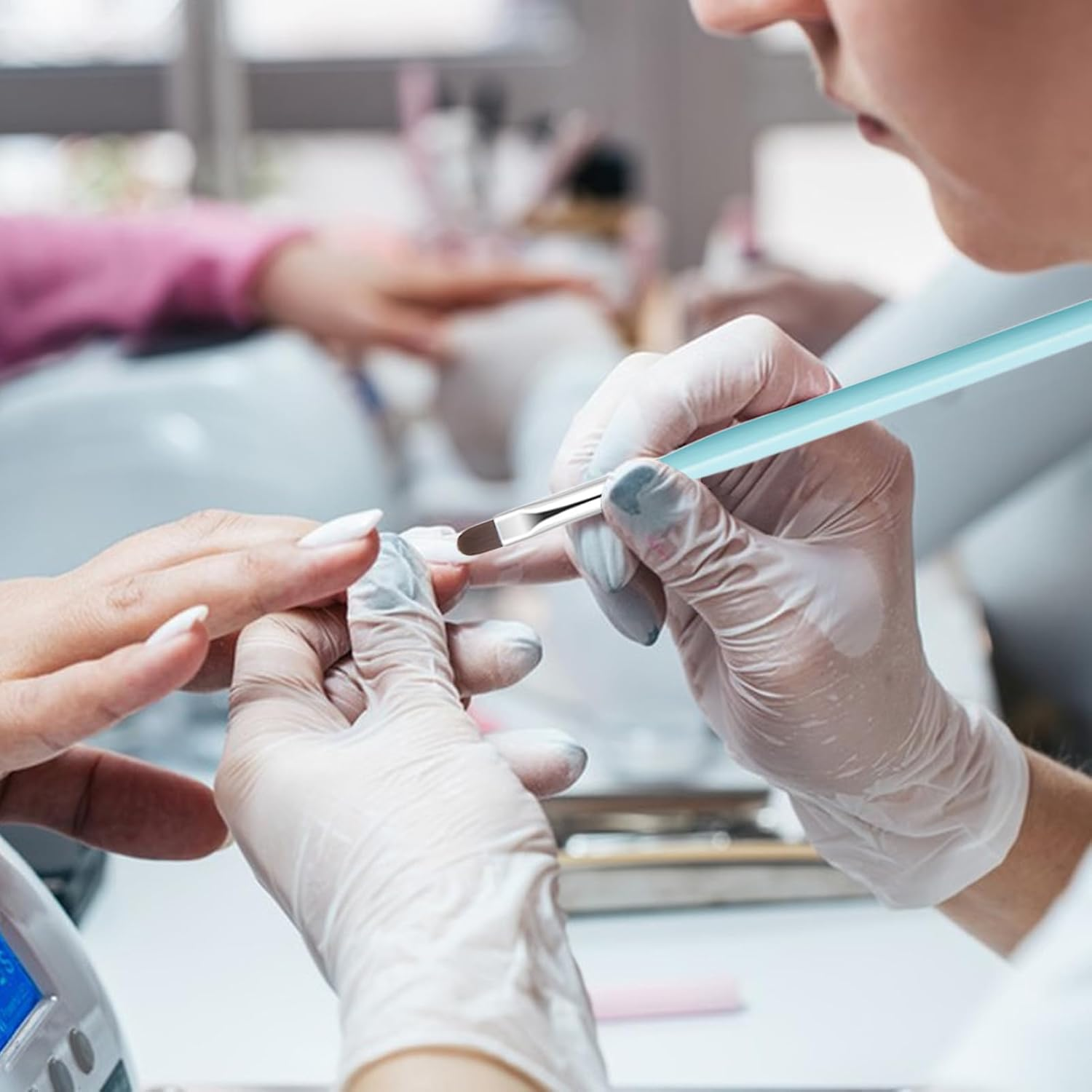 Moreeulsi Nail Polish Pens - Silicone Carving Pen Nail Design Tools - Double Tipped Shaping Liner Brush Gel Sculpture Manicure Kit for Carving Drawing Resin image number 5