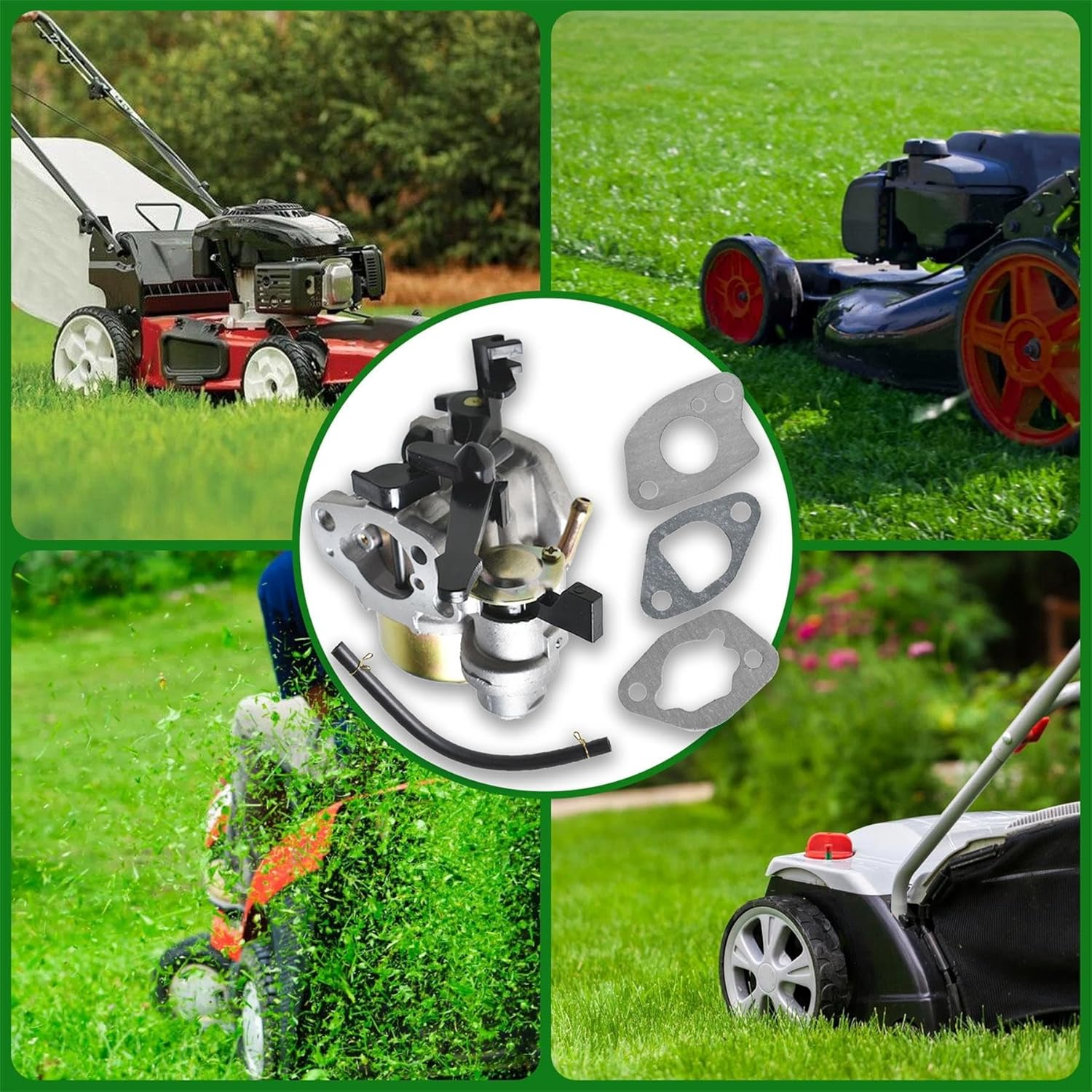 New Carburetor for Honda GX160 GX200 5.5HP 6.5HP 16100-ZH8-W61 W/Choke Lever Carb image number 2