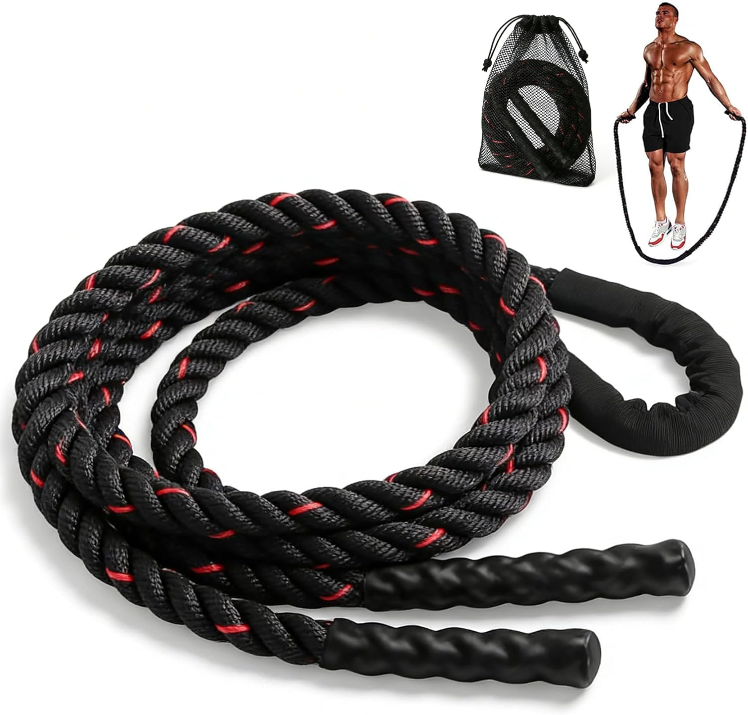 TOORGGOO Springseil, Gewichtetes Springseil F&uuml;r M&auml;nner Und Frauen