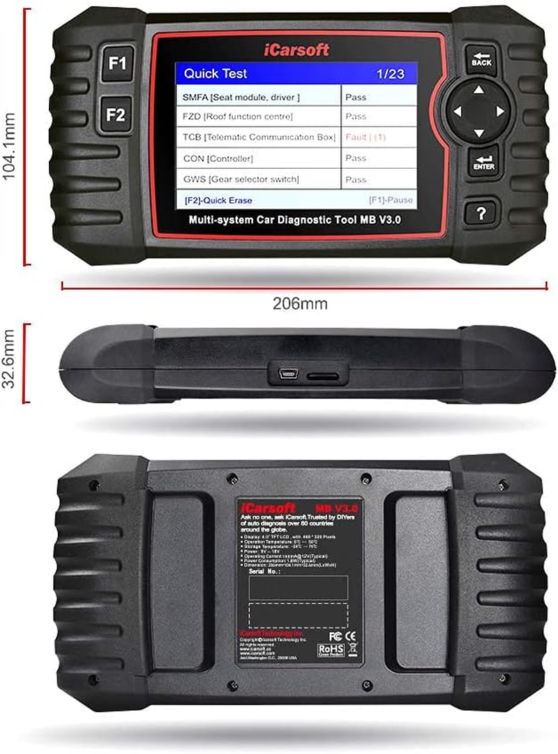 Icarsoft MB V3.0 Diagnostic Scan Tool for Mercedes-Benz Sprinter Smart image number 3