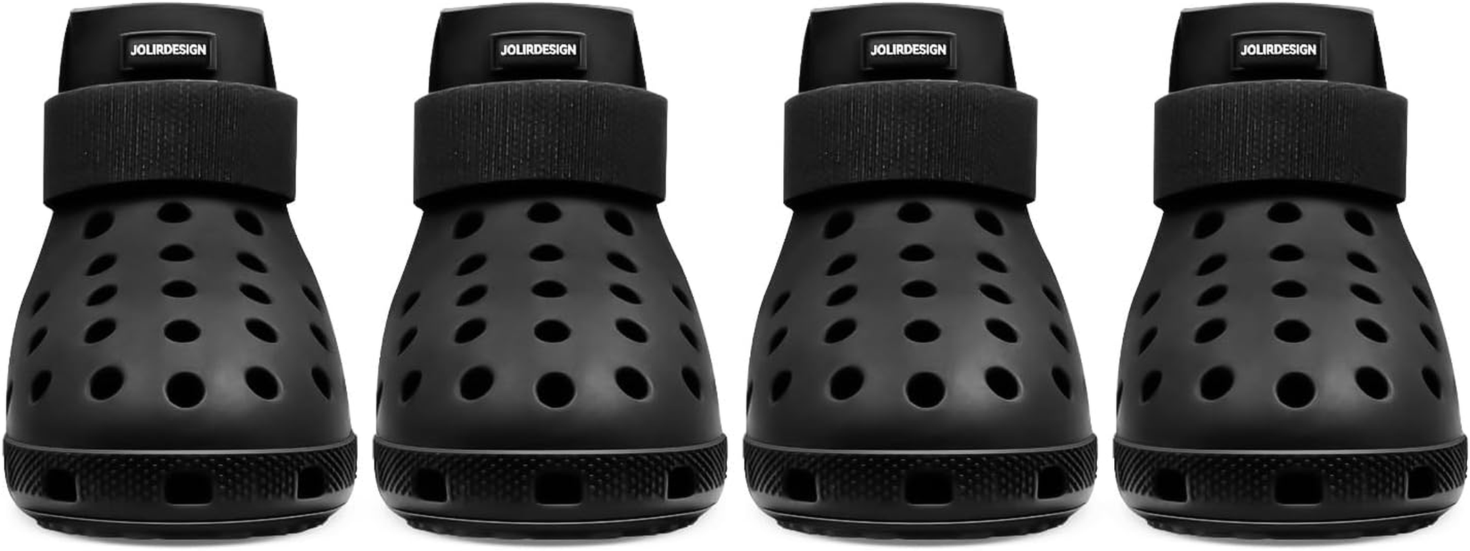 Dog Shoes for Hot Pavement - Dog Shoe for Small & Medium & Large, Dogs Boots Paw Protectors, Non-Slip, Waterproof, Easy-Clean Dogs Booties for Beach and Snow (Black, L)