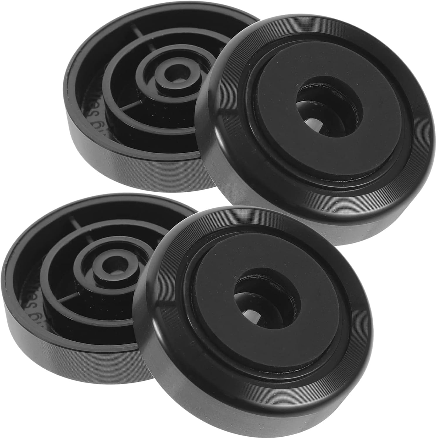 ARTIBETTER Speaker Isolation Pad and Isolation Feet for Subwoofer Metal Vibration Damper Anti-Shock Design Black 40X12Mm for Hifi Audio Equipment and Turntable Stand in Home Theater