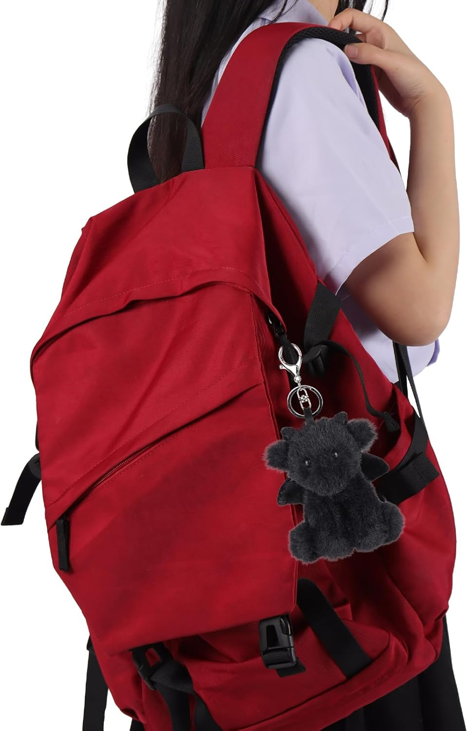 Apricot Lamb Cute Toys Plush Dragon Dinosaur Stuffed Animal Soft Keychain for Kids Bag, Purse, Backpack, Handbag (5 Inches) - Colorful image number 6