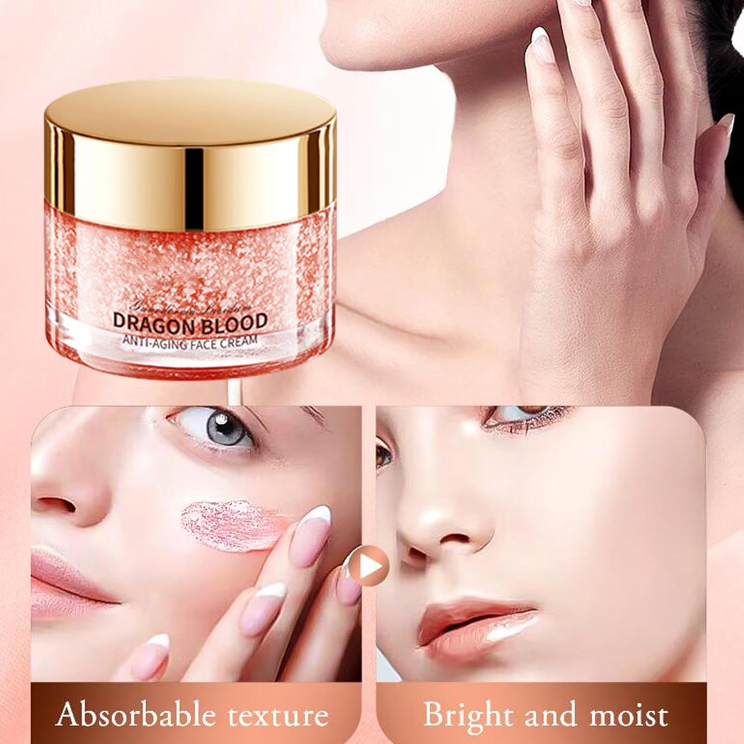 Dragons Blood Easy Cream, 50 G, Firm Anti-Wrinkle Cream for Women Skincare, Moisturising Cream Nourishing Rejuvenating Cream, Plump and Smooth Skin as Well as Moisturising, Radiant Skin image number 2