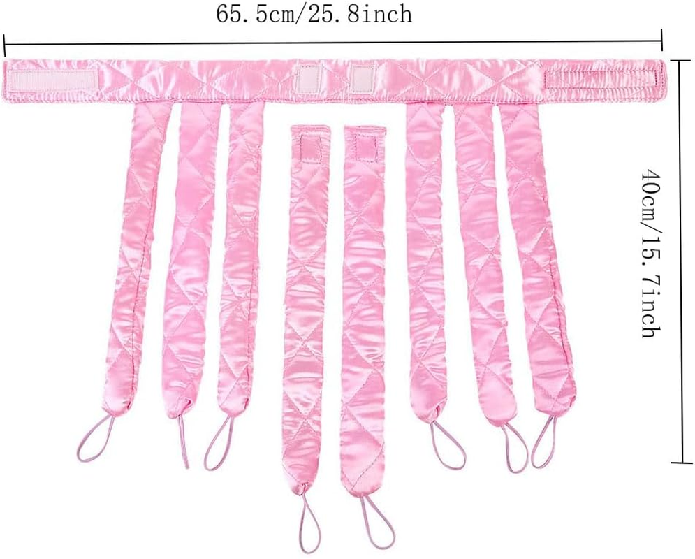 Heatless Curling Rod Leopard Print Heatless Curls Headband for Long Hair New Upgraded Skin No Heat Curler with Adjustable & Removable Rollers Girls & Women Use image number 1