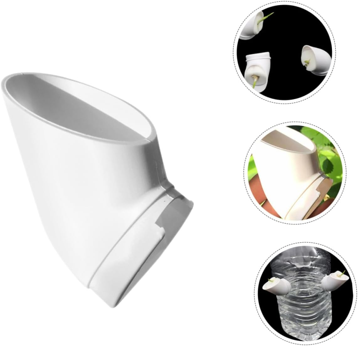 NULYLU 10Pcs Hydroponic Growing Tower Cups PVC Mesh Planting Cups for Vertical Hydroponics System 38Mm Hole Compatible for Soil-Free Balcony Gardening image number 1