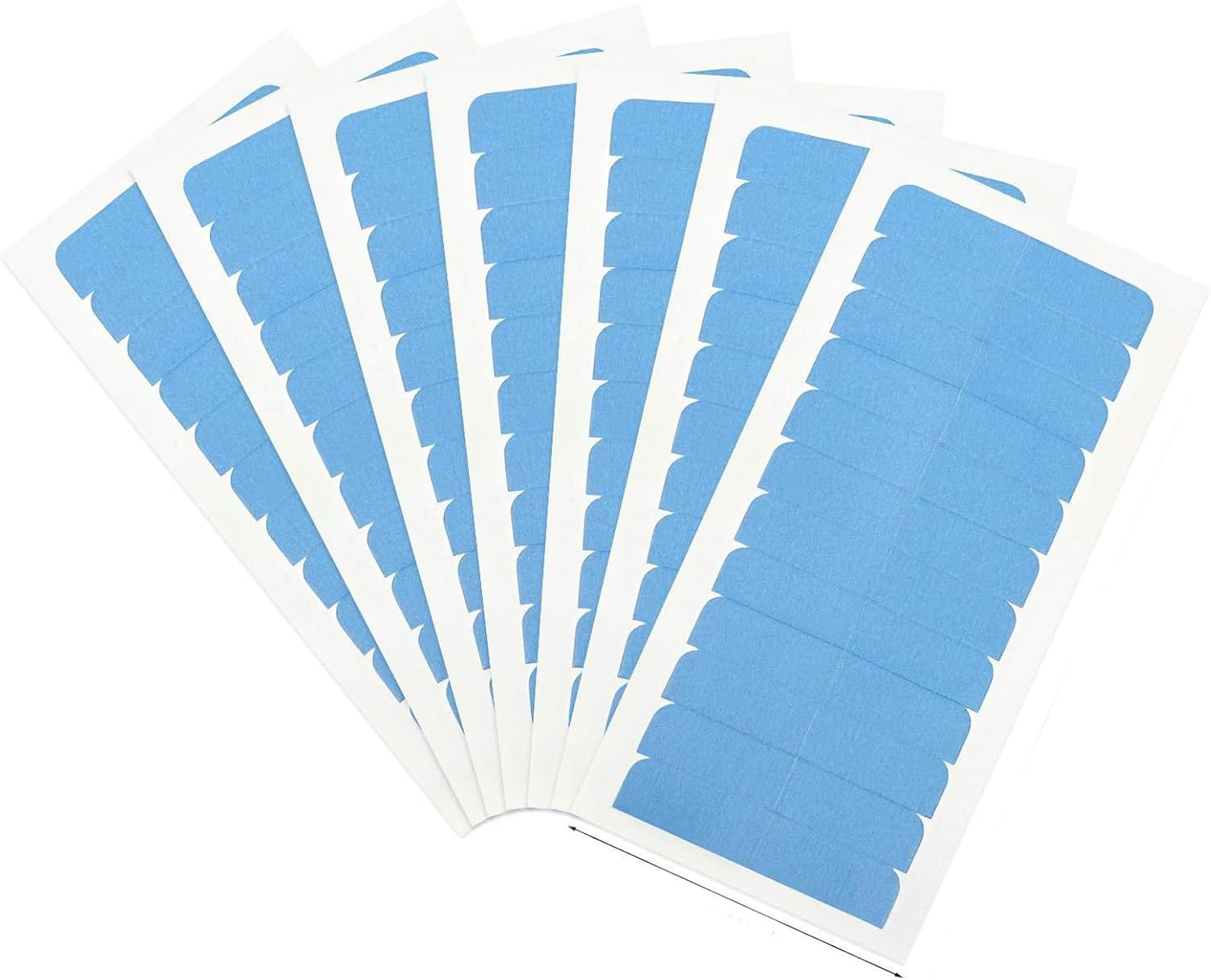 BGENHPON 120 Pieces Hair Extension Tape Double Sided Smart Tabs for Tape Hair Extensions Professional Grade No Residue Bonding Tapes for Easy Replacement 4Cm*0.8Cm image number 2