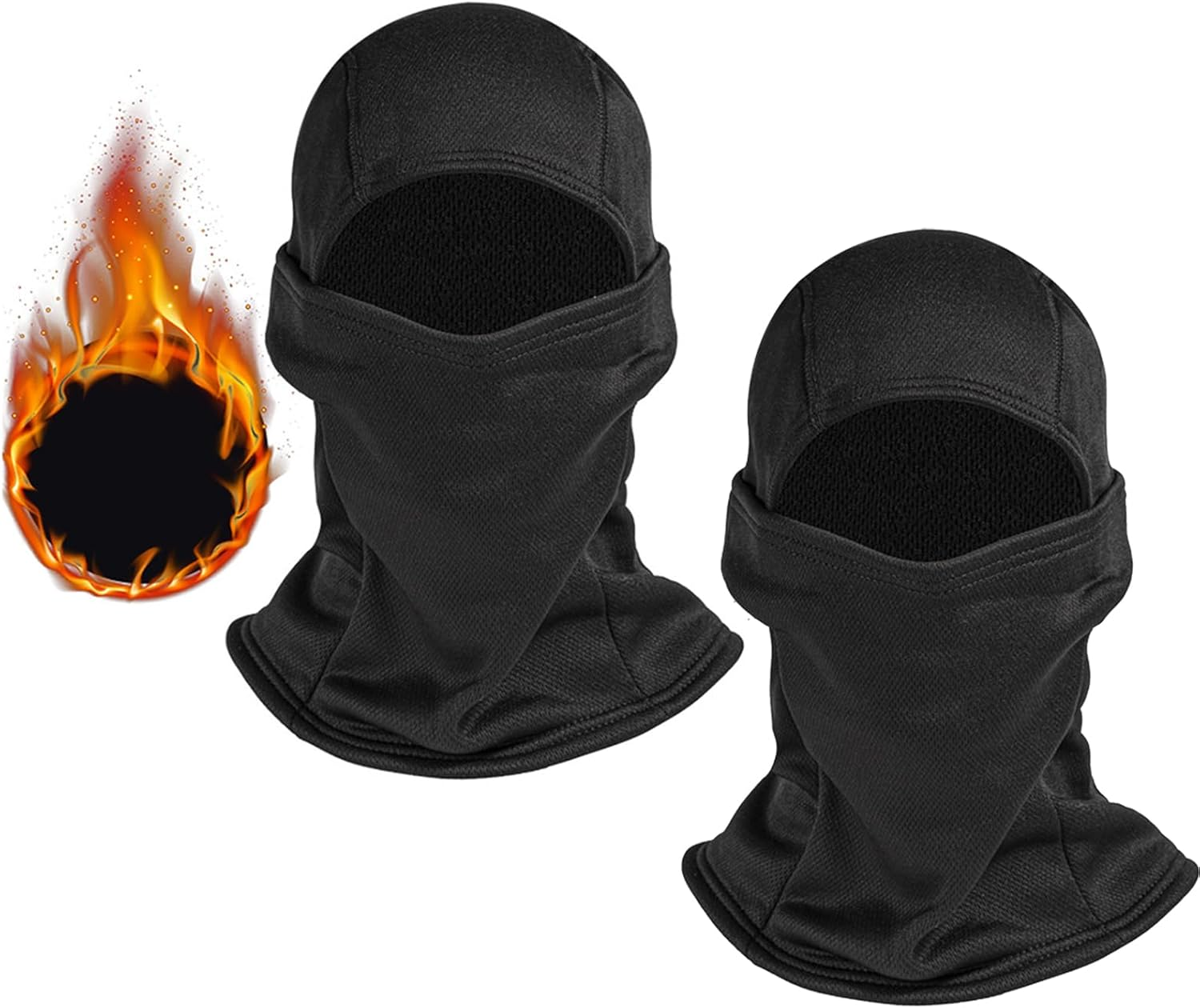 XUTONG Cold Weather Balaclavas, 2-Pack, Full Face Masks, UV Protection, Windproof, for Skiing & Motorcycling image number 1