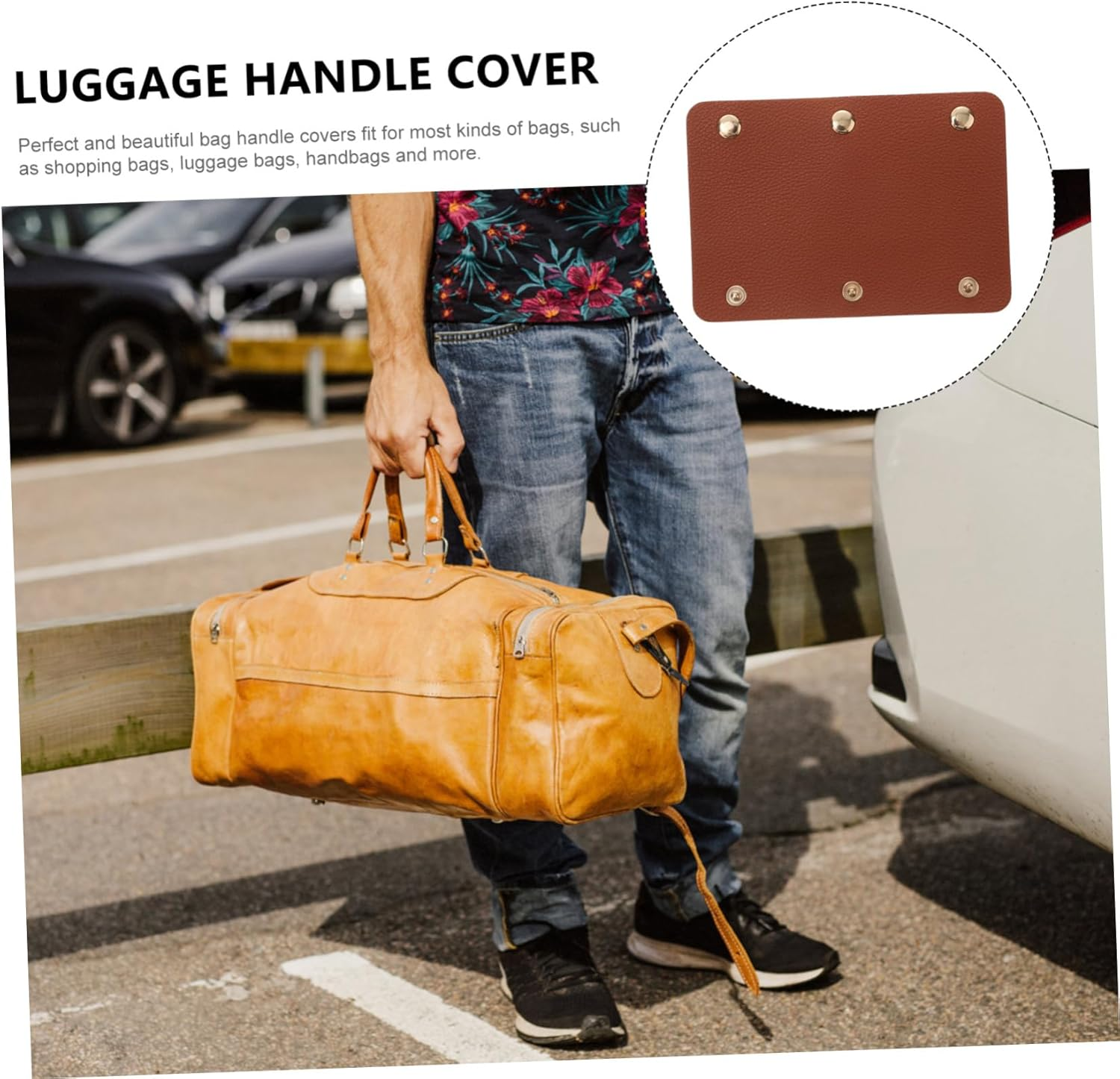 Beaupretty 6Pcs Bag Handle Wrap for Handbags Wallet Protector Purse Saddle Bag Decoration image number 1