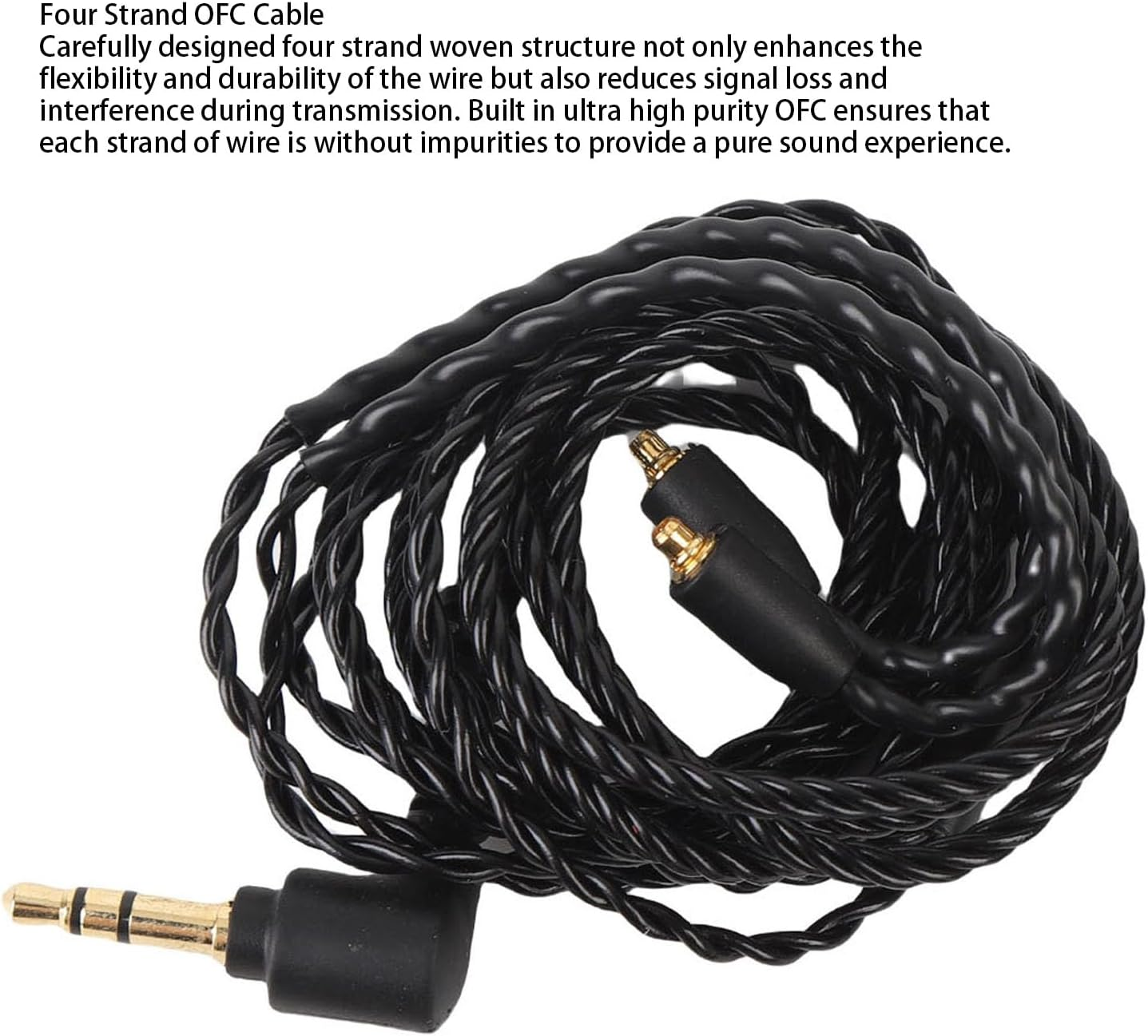 YUEHISY Stereo Wired IEM Earphones, Hybrid Driver Hifi Earbuds with Resin Body and OFC Cable, Hifi Stereo Sound, Comfort Fit, Immersive Bass