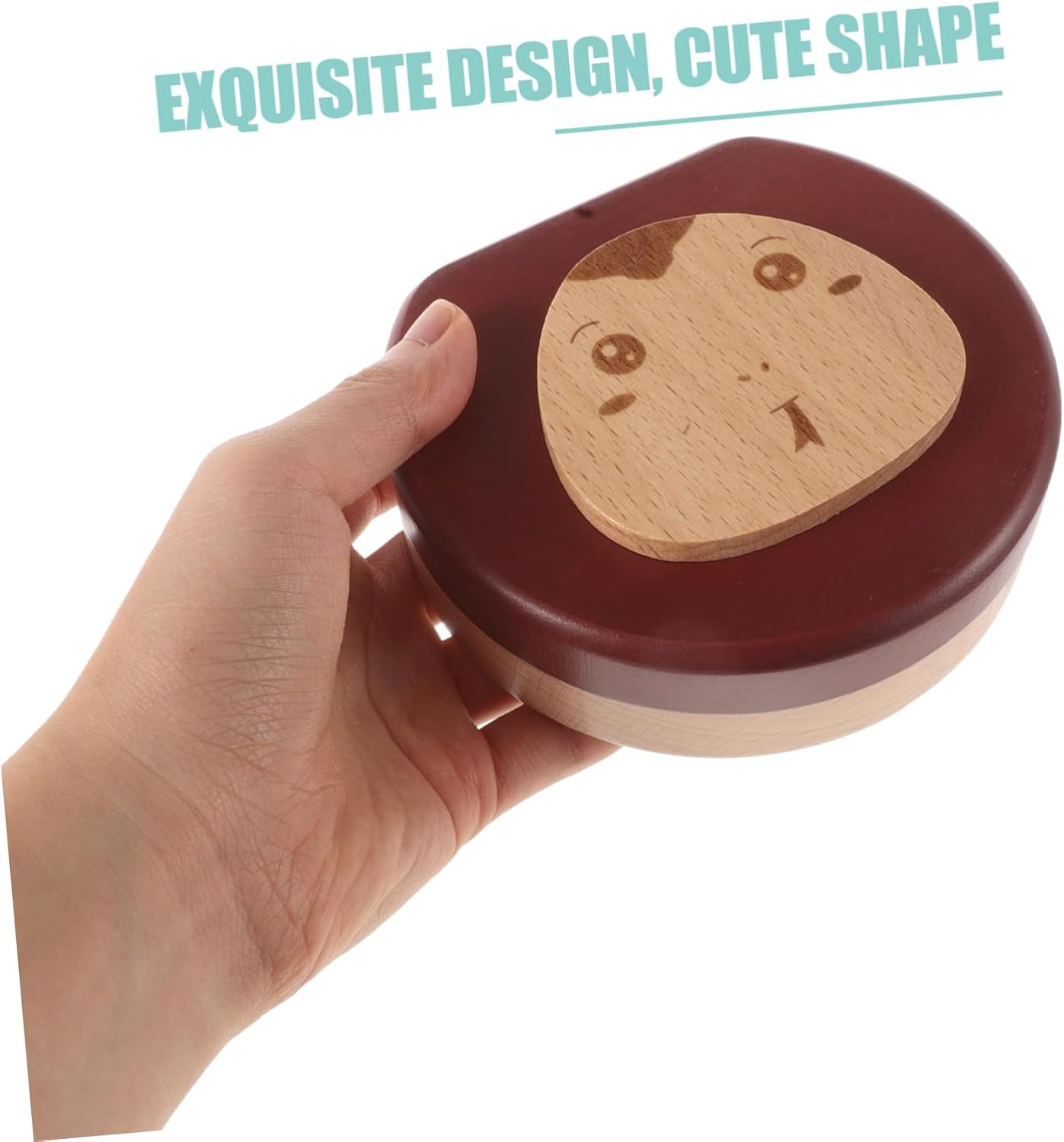 Yardwe Tooth Keepsake Box Wooden Tooth Organizer for Boys with Individual Compartments for Easy Storage Milestone Tracking Newborn image number 2