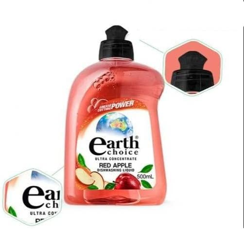 Earth Choice Red Apple Concentrate Dishwashing Liquid 500 Ml